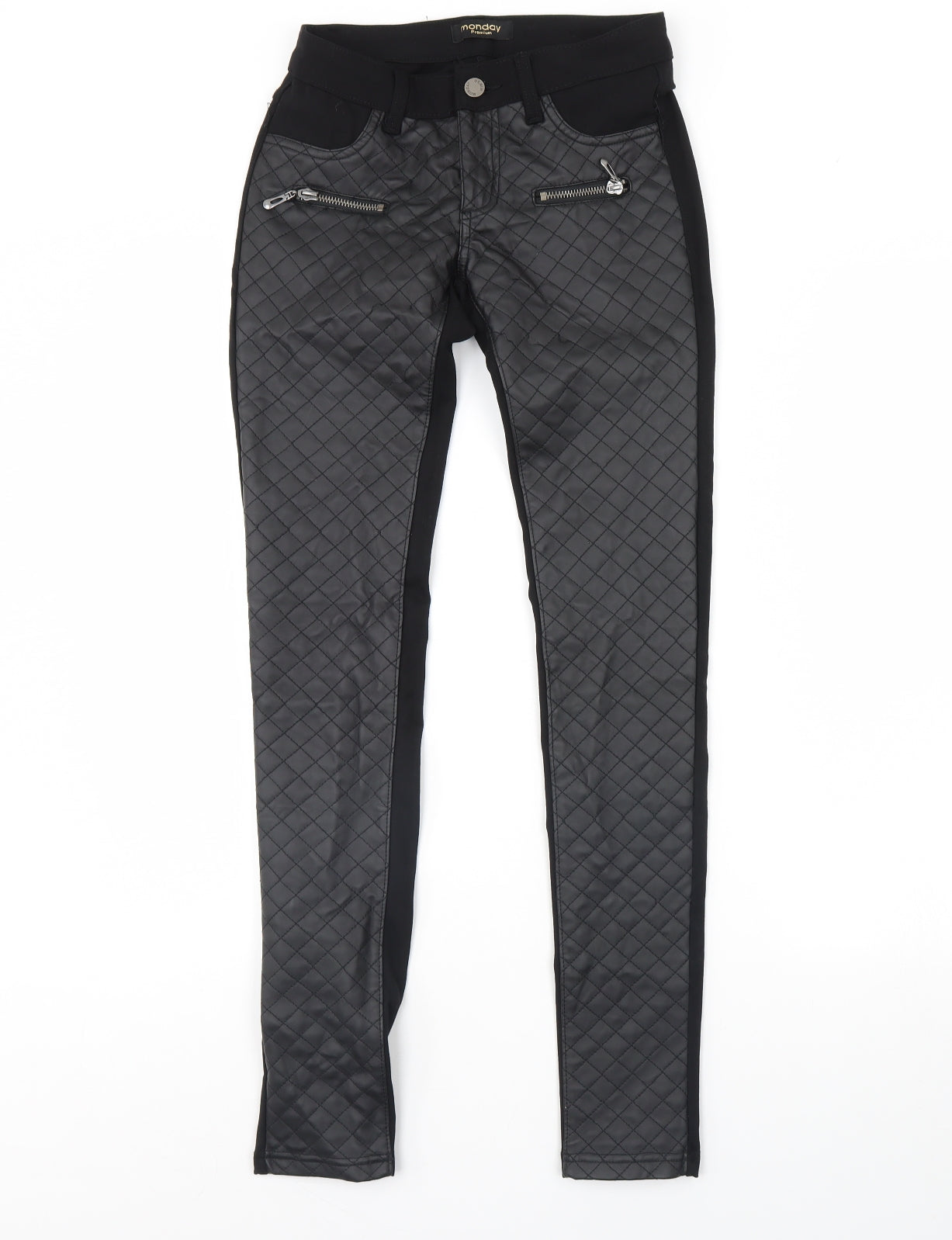 Monday Womens Black   Skinny Jeans Size S L28 in