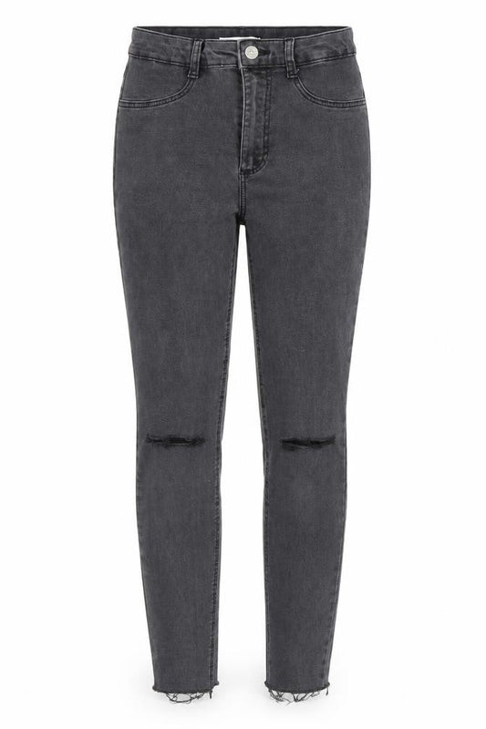 Zara Womens Grey  Denim Skinny Jeans Size 8 L29 in