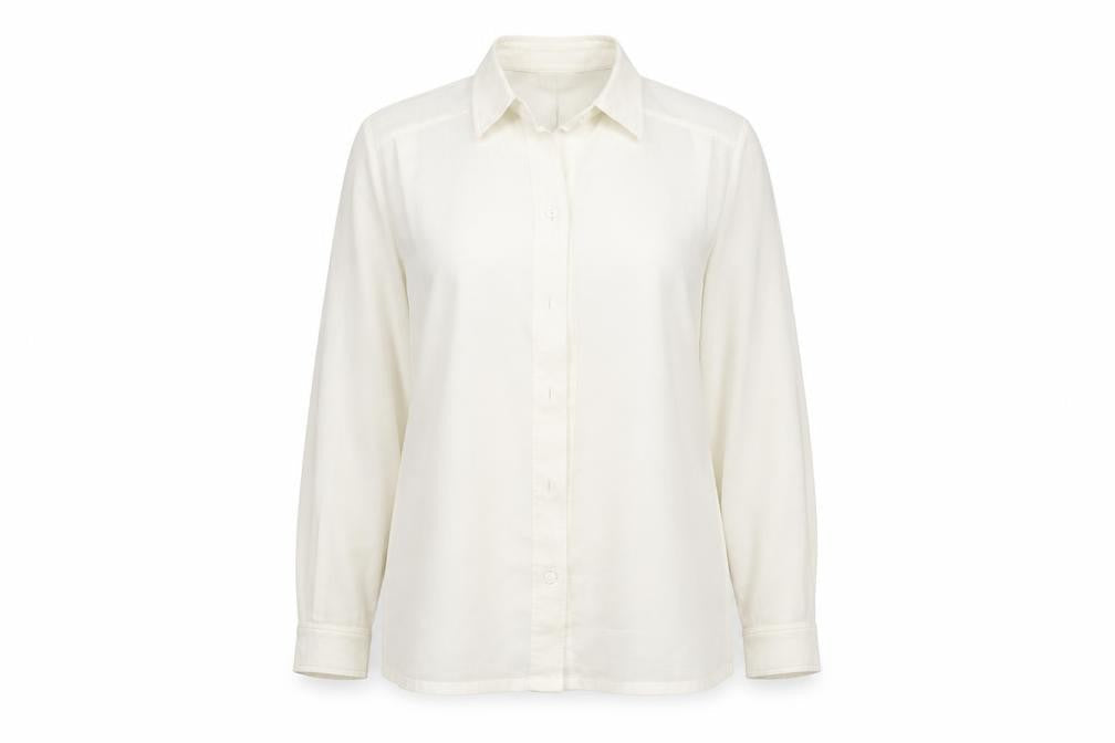 Sommermann Womens Ivory   Basic Button-Up Size 14