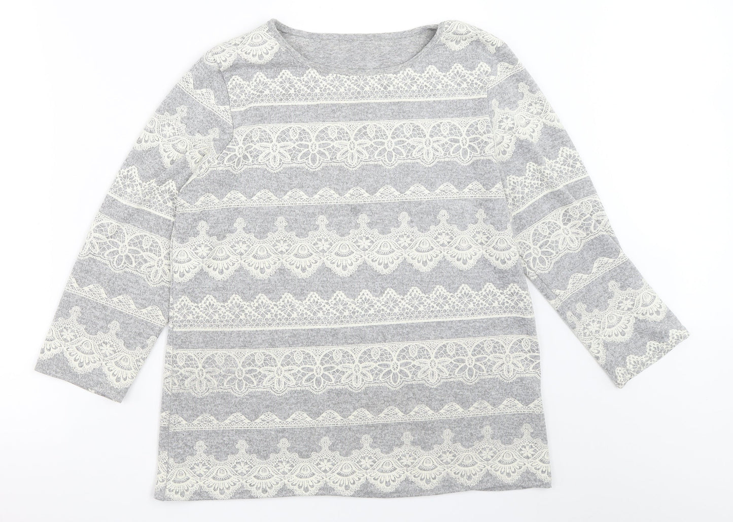 Preworn Womens Grey   Pullover Jumper Size 14