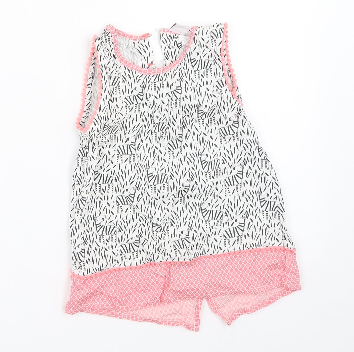 Mini Club Girls White   Basic Blouse Size 3-4 Years
