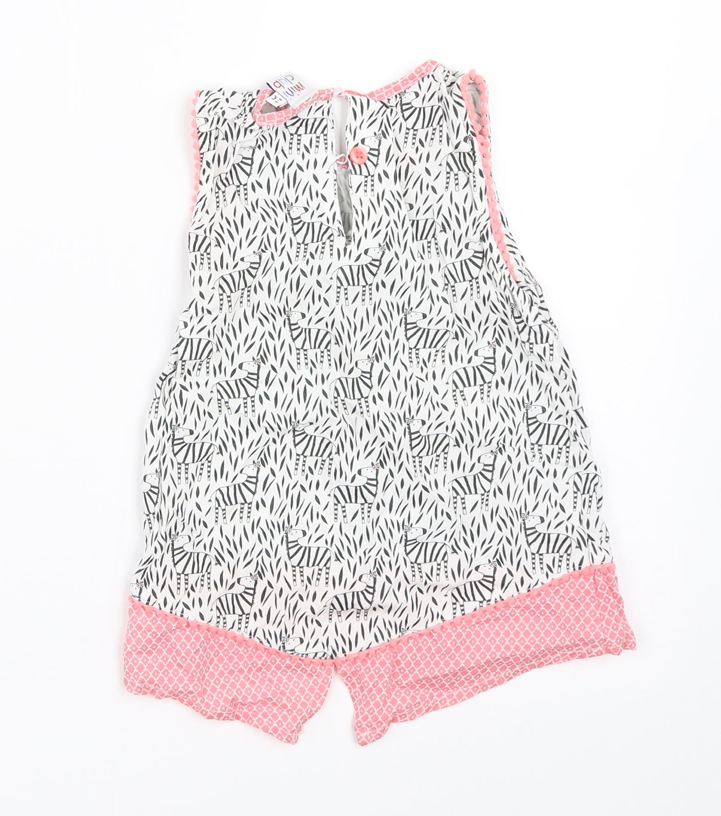 Mini Club Girls White   Basic Blouse Size 3-4 Years