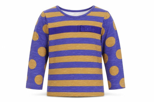 George Girls Blue Striped  Basic T-Shirt Size 18-24 Months