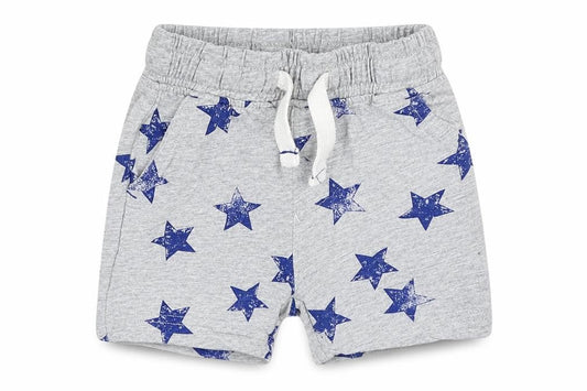 Front view of Mothercare boys’ grey cropped trousers, size 6-9, months