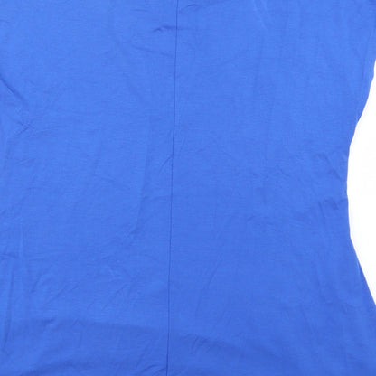 marble Womens Blue   Basic Blouse Size L