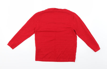 Warehouse Womens Red   Pullover Jumper Size 6
