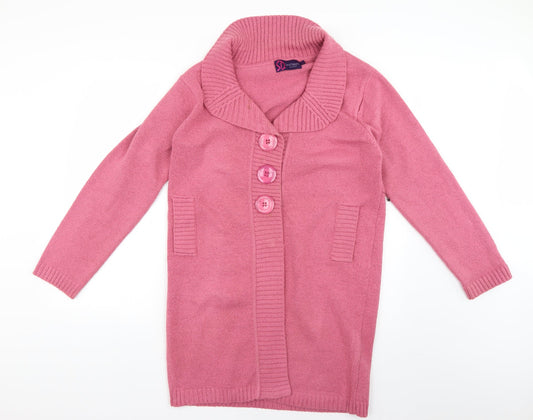 sarah dunnway Womens Pink   Cape Jumper Size L
