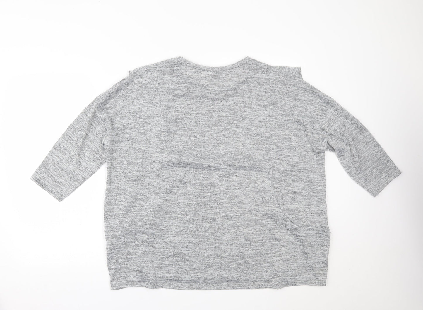 Red Herring Womens Grey   Basic Blouse Size 20