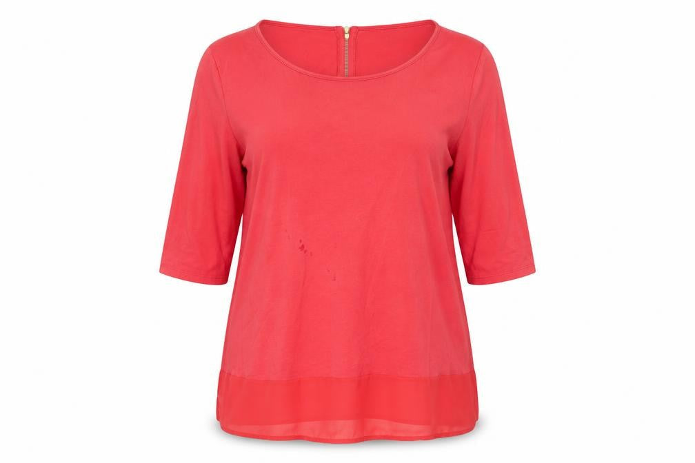 George Womens Red   Basic Blouse Size 16