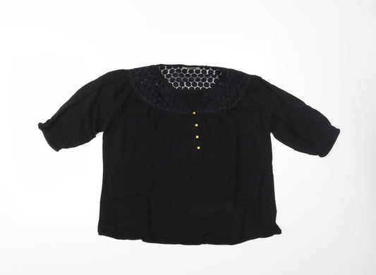 GIA Womens Black   Basic Blouse Size S
