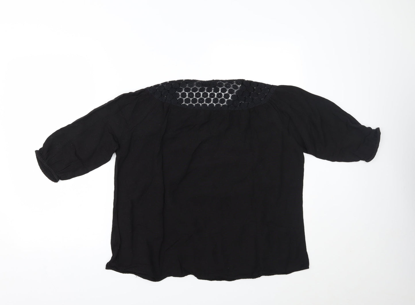 GIA Womens Black   Basic Blouse Size S