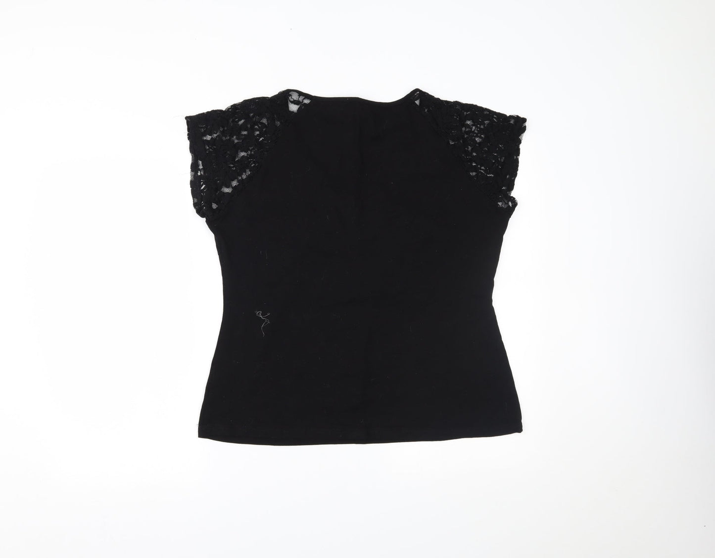 Yoins Womens Black   Basic Blouse Size 2XL