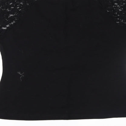 Yoins Womens Black   Basic Blouse Size 2XL