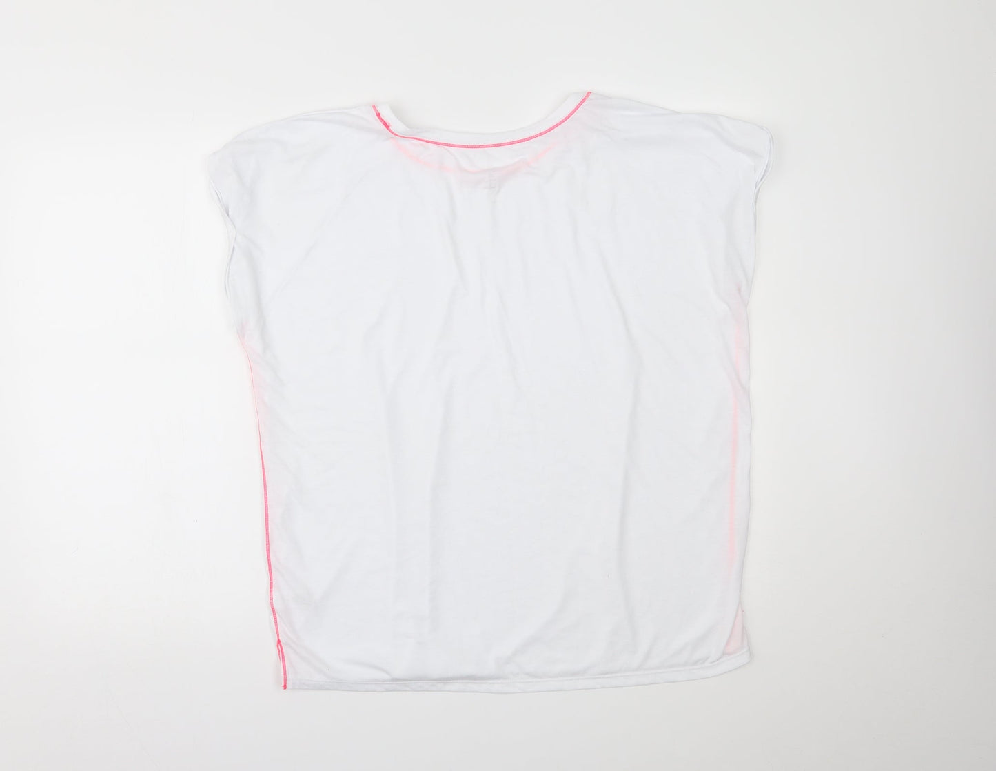George Womens White   Pullover T-Shirt Size XL
