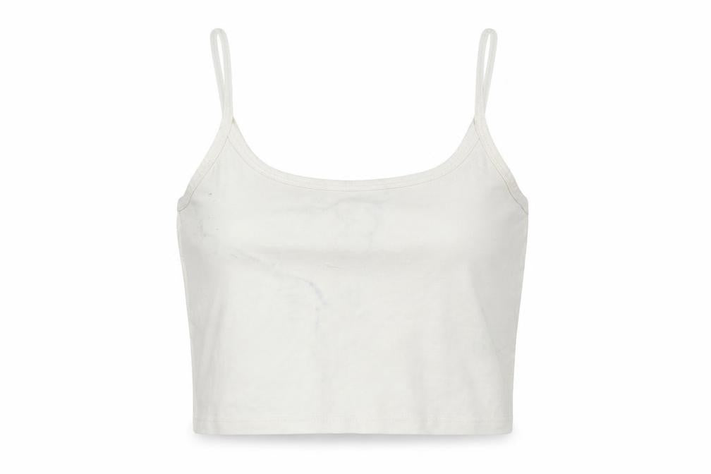 Topshop Womens White   Cropped Tank Size 12
