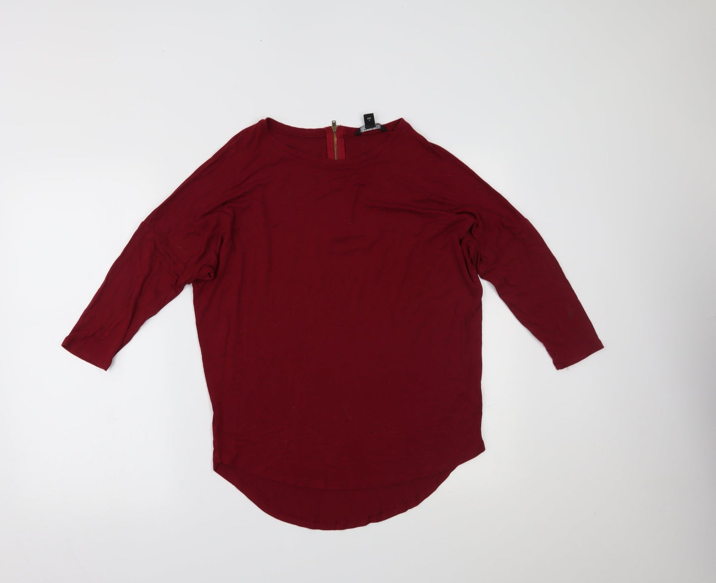 Miso Womens Red   Basic Blouse Size 8