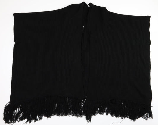 Preworn Womens Black    Shawl/Wrap