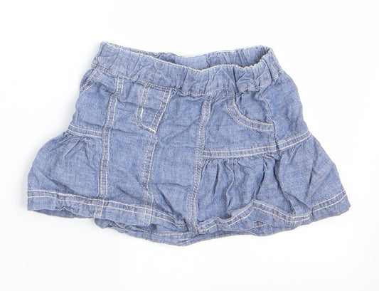 George Girls Blue   A-Line Skirt Size 3-6 Months