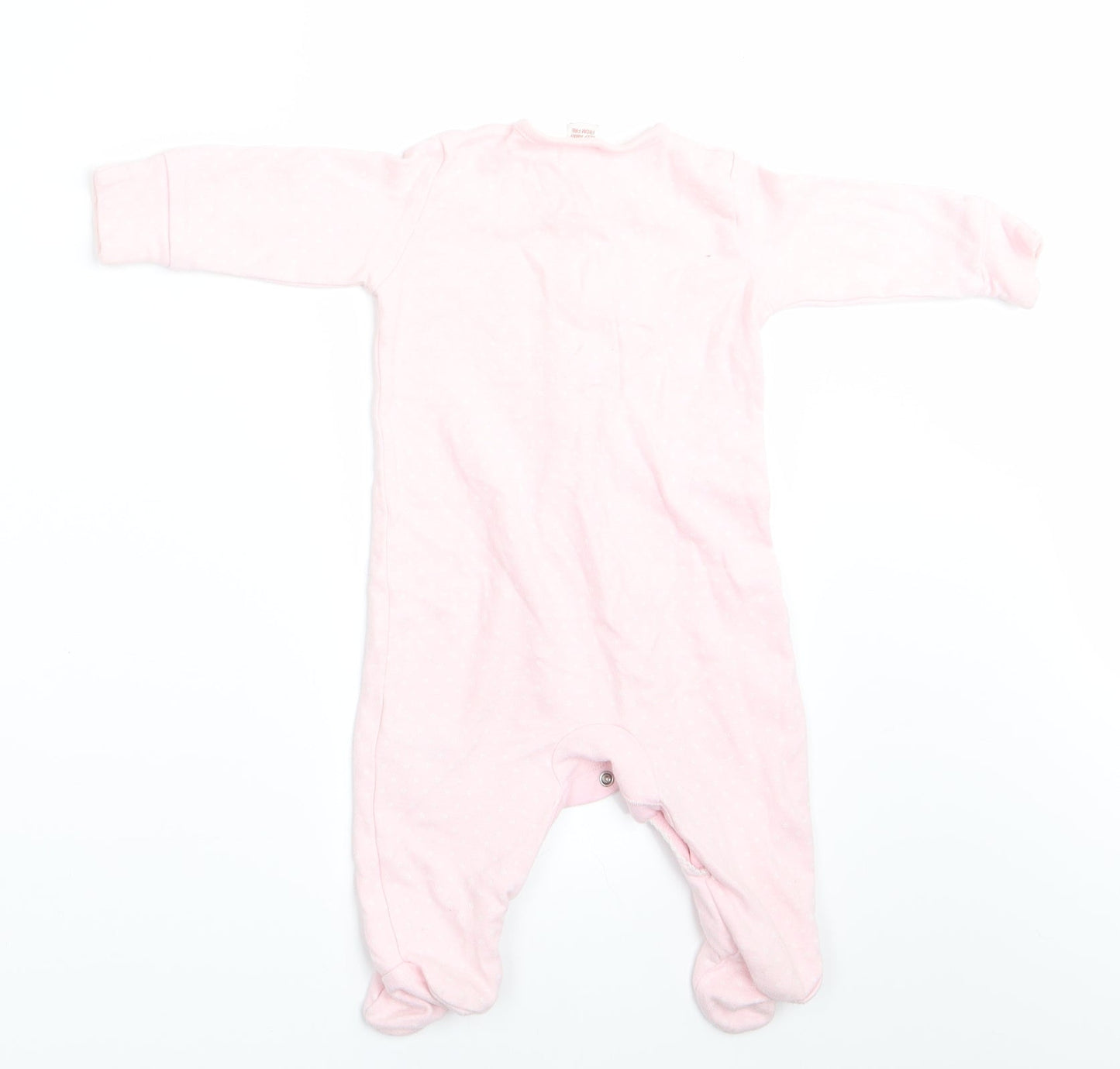 NEXT Girls Pink Polka Dot  Babygrow One-Piece Size 3-6 Months