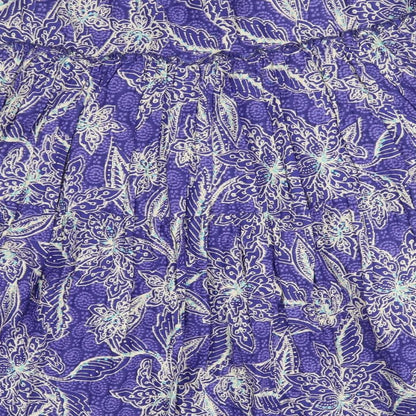 Brand and care label for BM women’s purple a-line, size M, - strapless