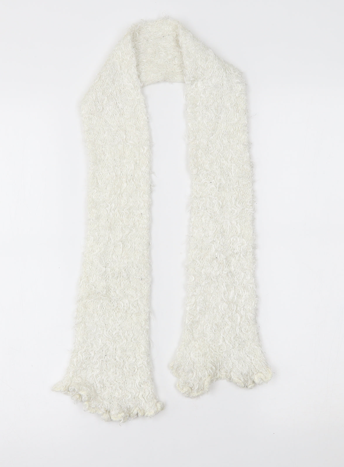 Preworn Womens Ivory    Scarf