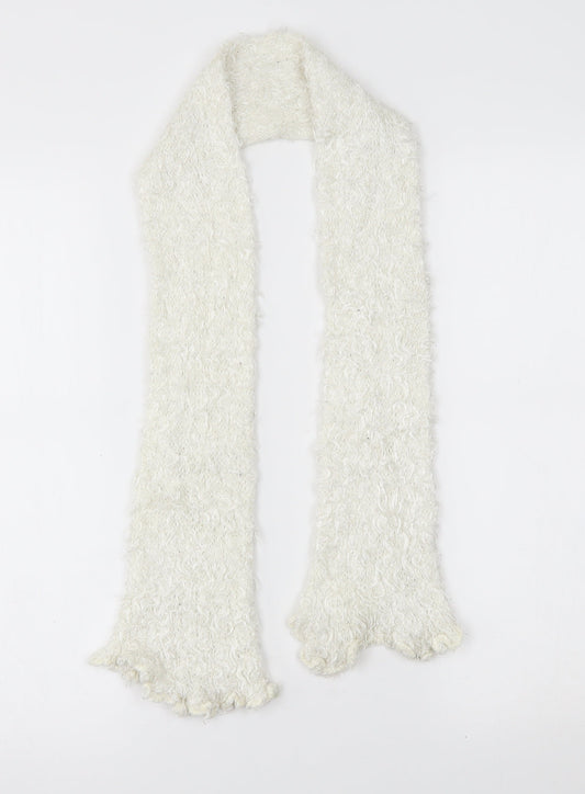 Preworn Womens Ivory    Scarf