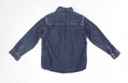 Back view of Next girls’ blue jacket, size 5, years
