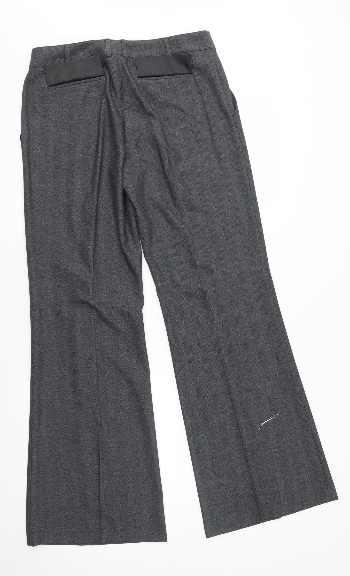 NEXT Womens Grey   Bloomer Trousers Size 12 L32 in