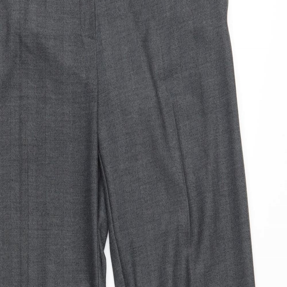 NEXT Womens Grey   Bloomer Trousers Size 12 L32 in