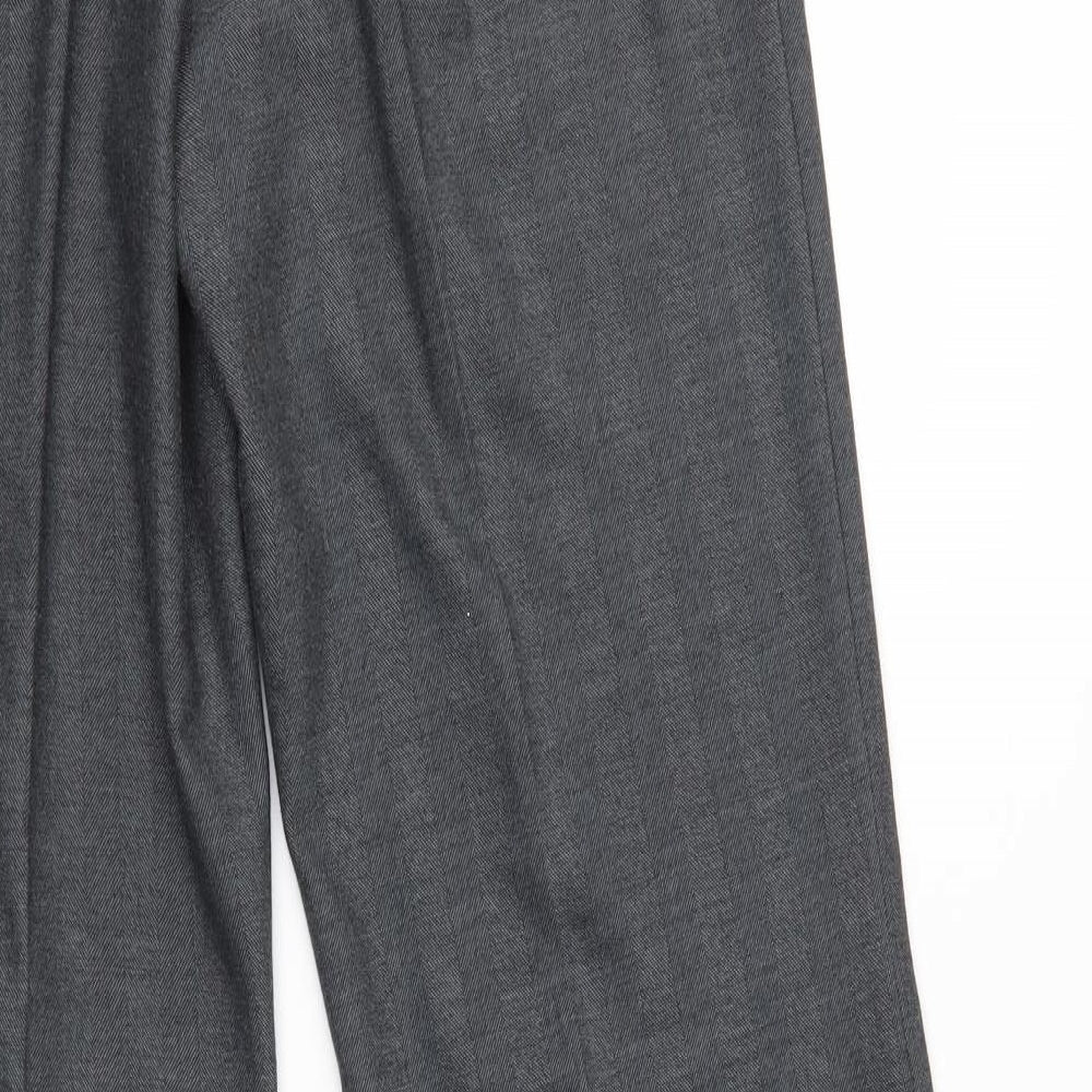 NEXT Womens Grey   Bloomer Trousers Size 12 L32 in