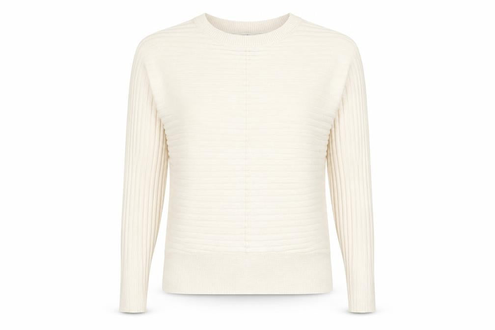George Womens White   Pullover Jumper Size XS