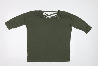 Peacocks Womens Green   Basic Blouse Size 16