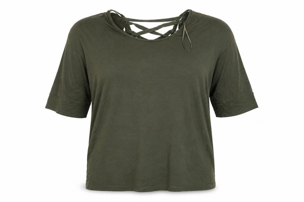 Peacoxs Womens Green   Basic Blouse Size 16