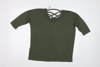 Peacocks Womens Green   Basic Blouse Size 16
