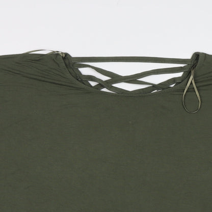 Peacocks Womens Green   Basic Blouse Size 16