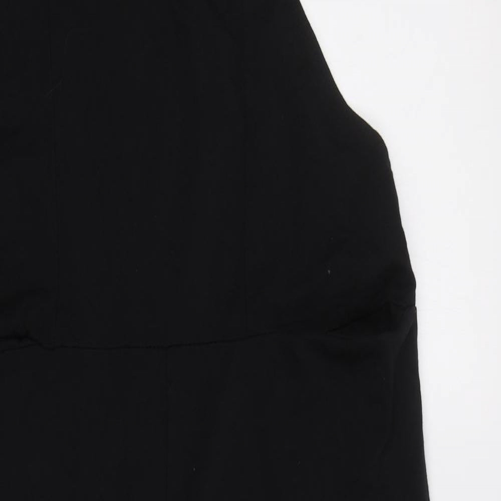 Made in Italy Womens Black   Dungarees Trousers Size XL L26 in