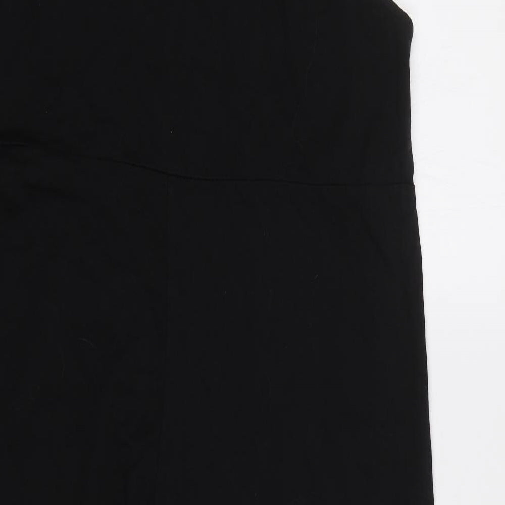 Made in Italy Womens Black   Dungarees Trousers Size XL L26 in