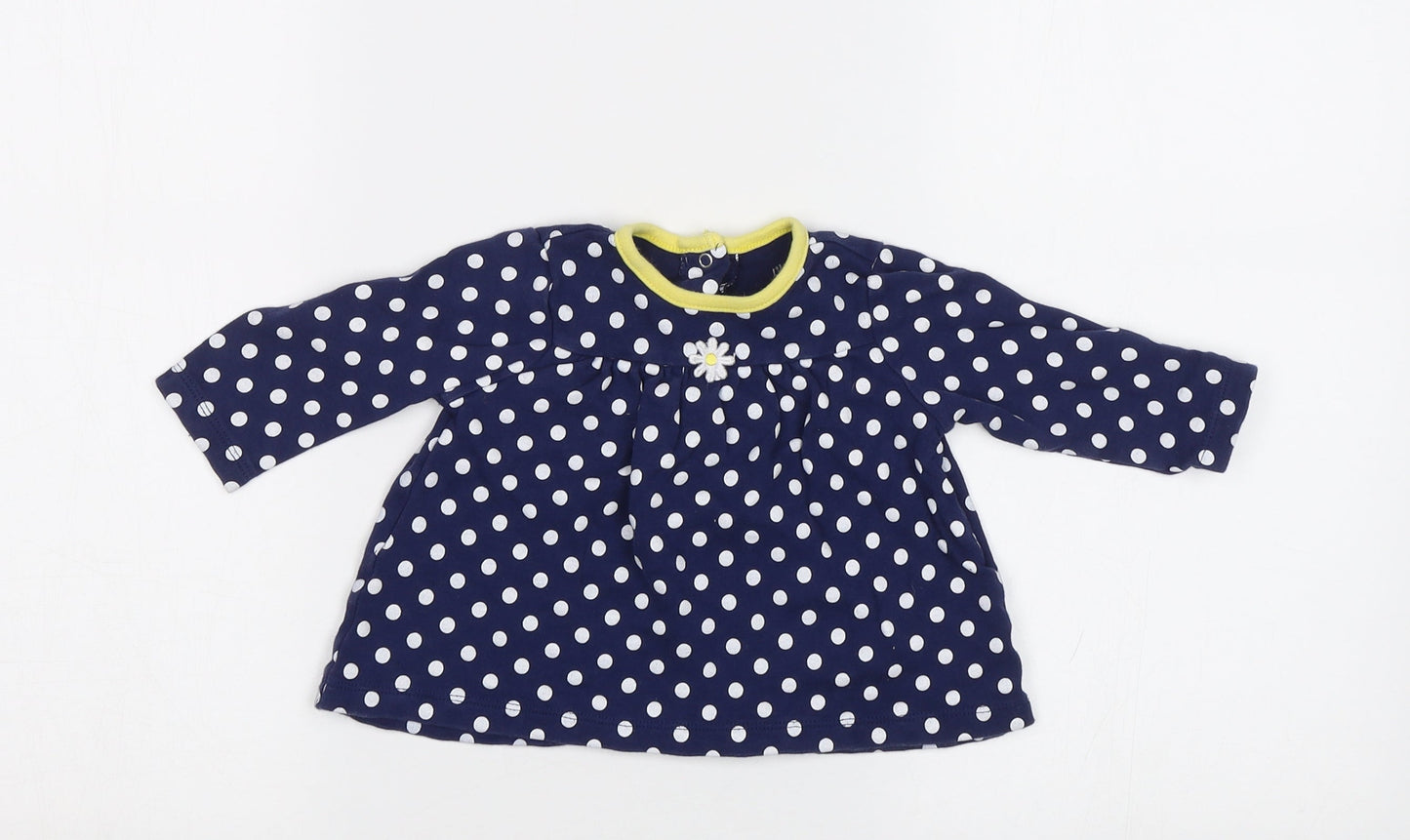 Little Me Baby Black Polka Dot  A-Line  Size 12 Months