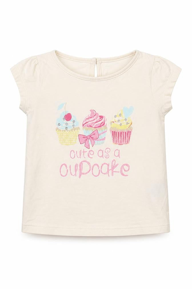 Matalan Baby Beige   Basic T-Shirt Size 12-18 Months  - Cupcake
