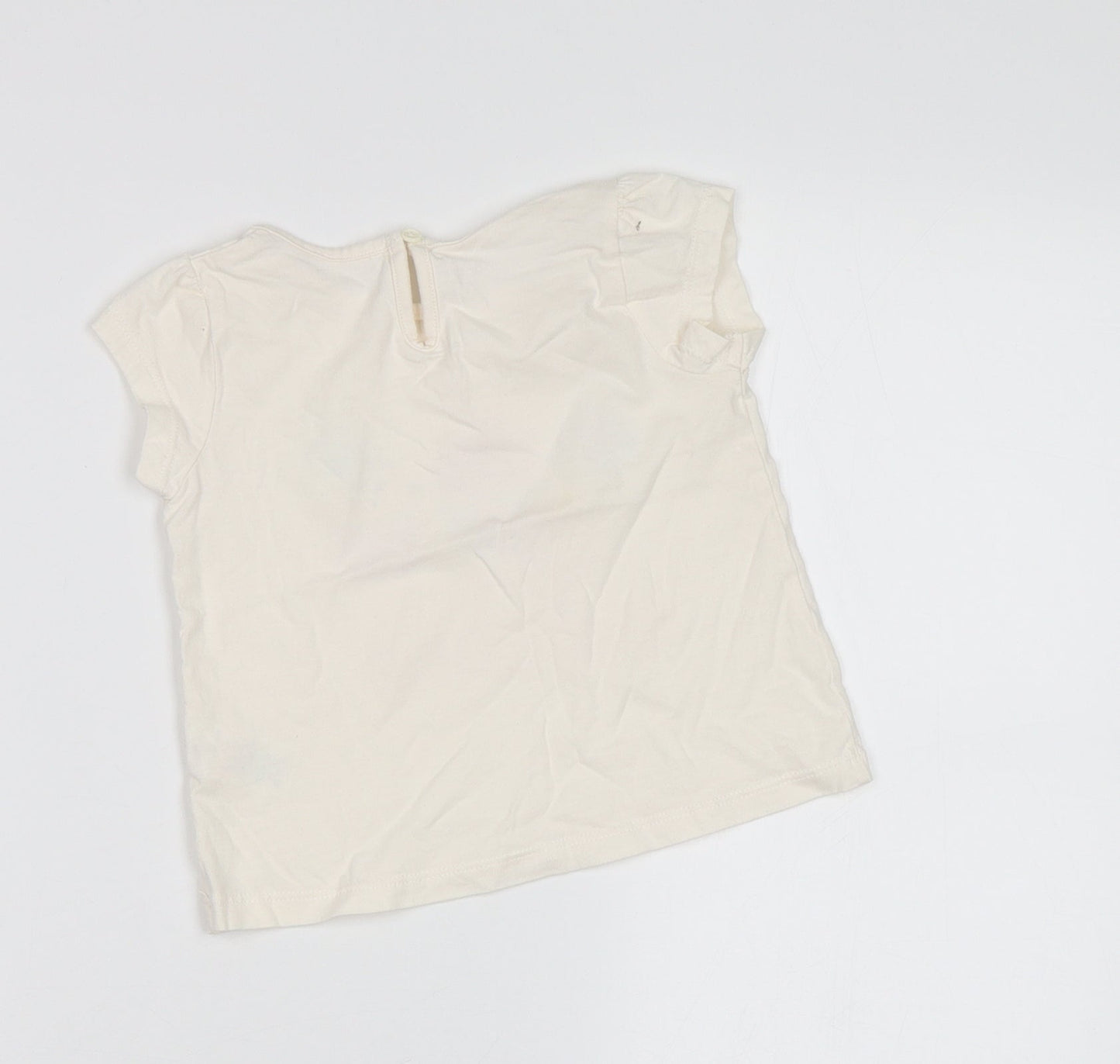 Matalan Baby Beige   Basic T-Shirt Size 12-18 Months  - Cupcake