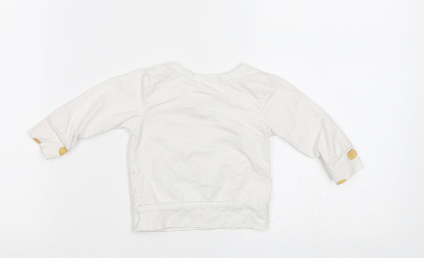 Fuerjiafushi Baby White   Basic Blouse Size 3-6 Months  - Unicorn