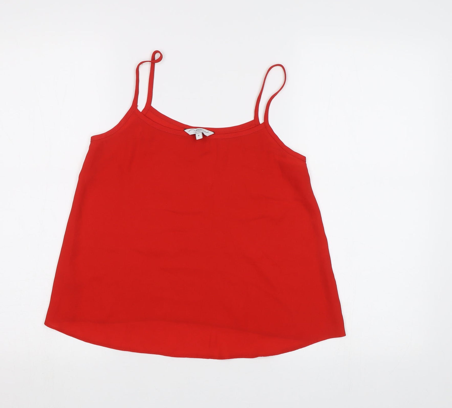 New Look Womens Red   Basic Tank Size 8