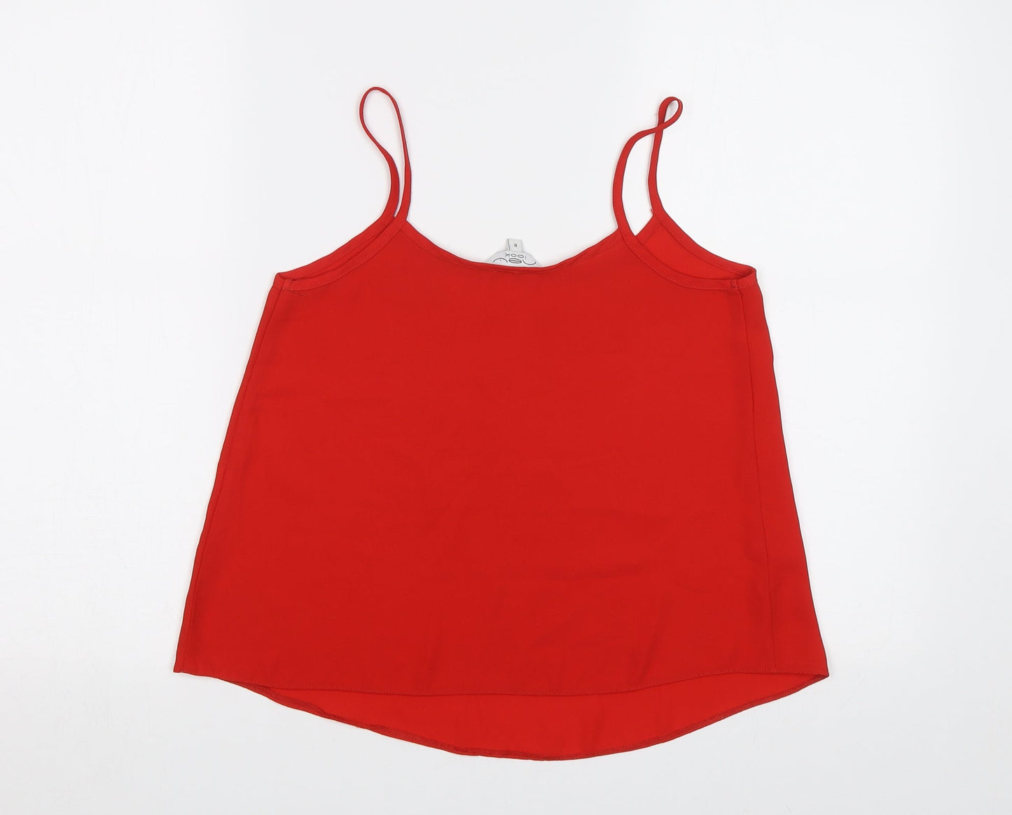New Look Womens Red   Basic Tank Size 8