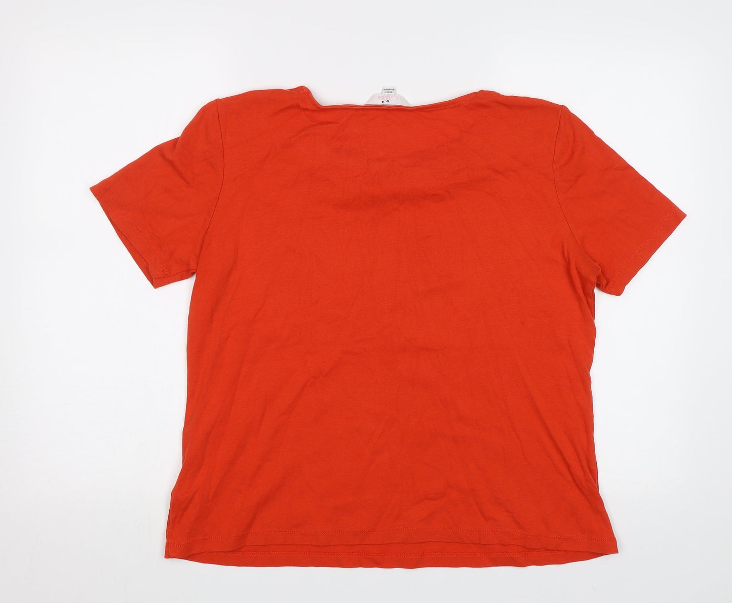 Julipa Womens Red   Basic Blouse Size L