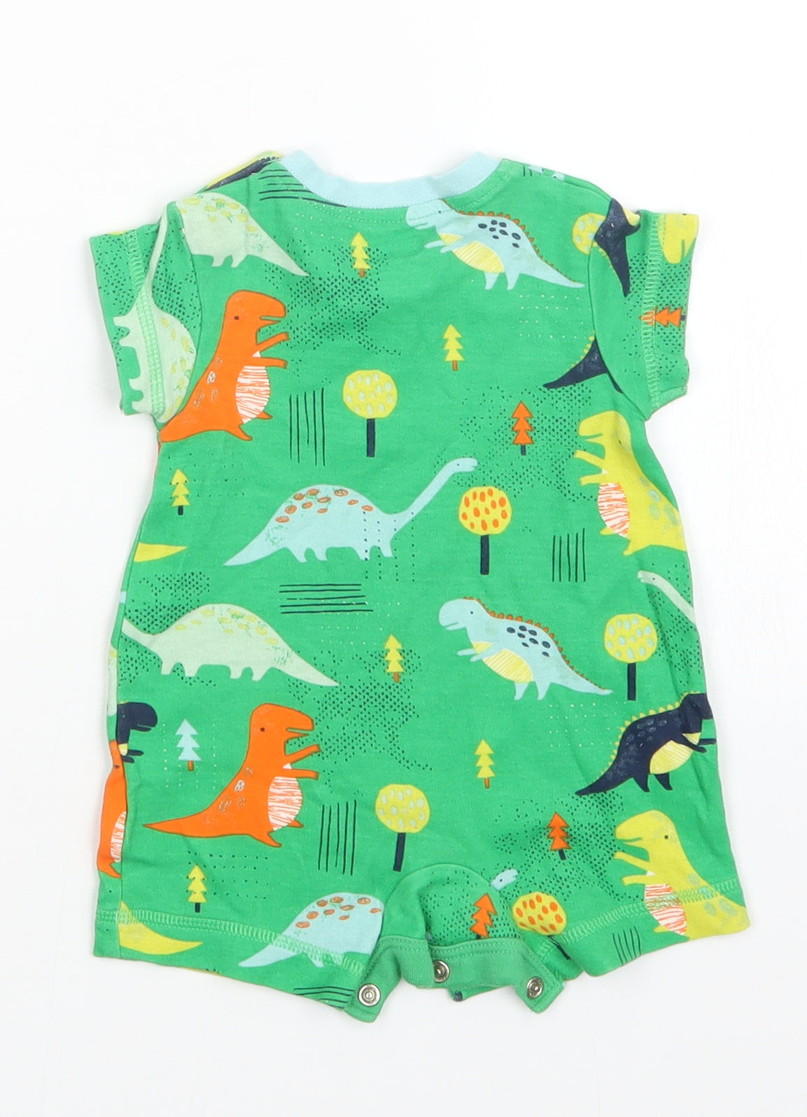 waitrose Boys Green   Romper One-Piece Size 0-3 Months