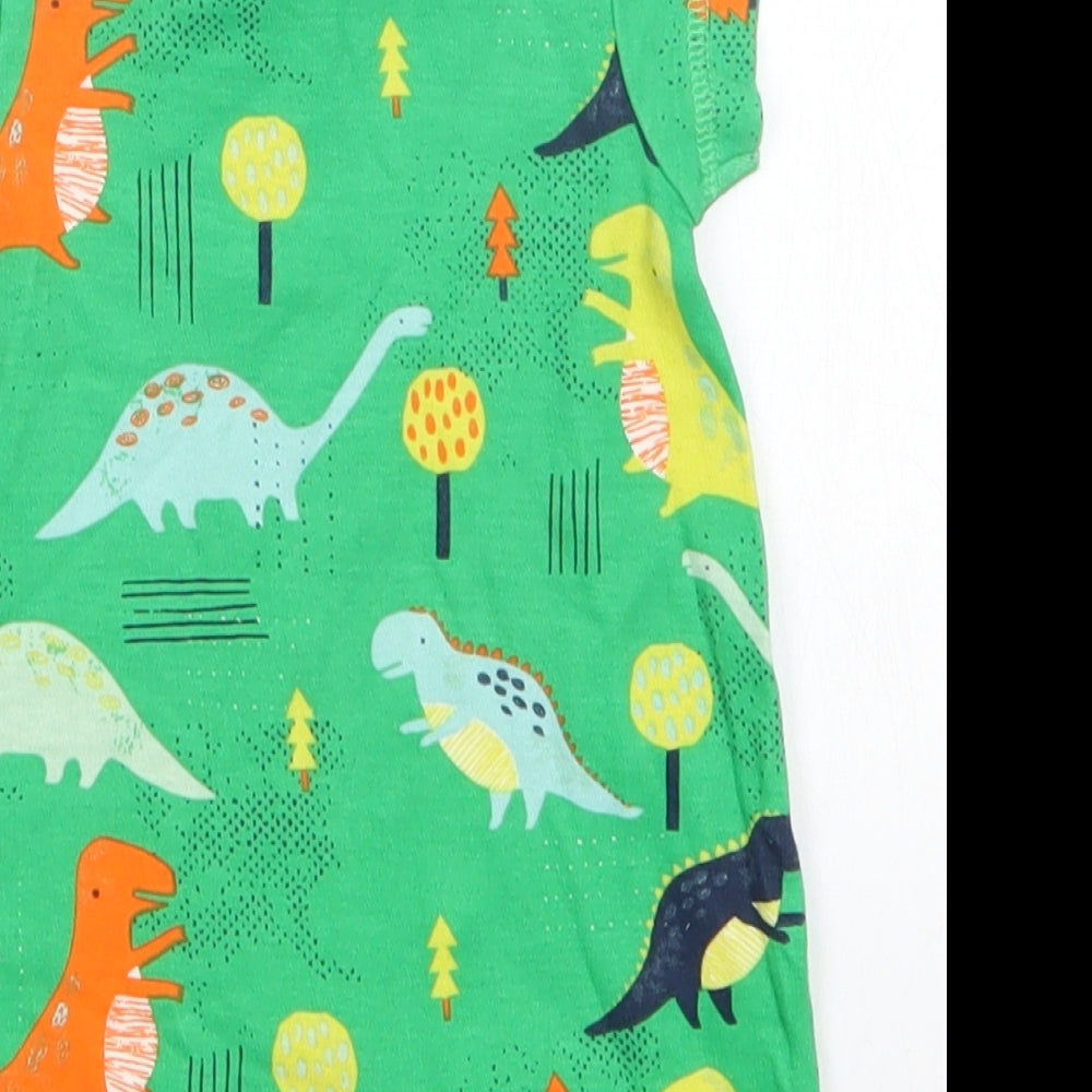 waitrose Boys Green   Romper One-Piece Size 0-3 Months