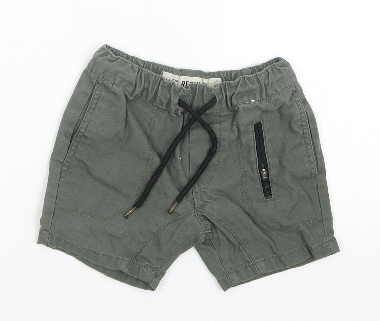 denim co Boys Green   Cargo Trousers Size 18-24 Months