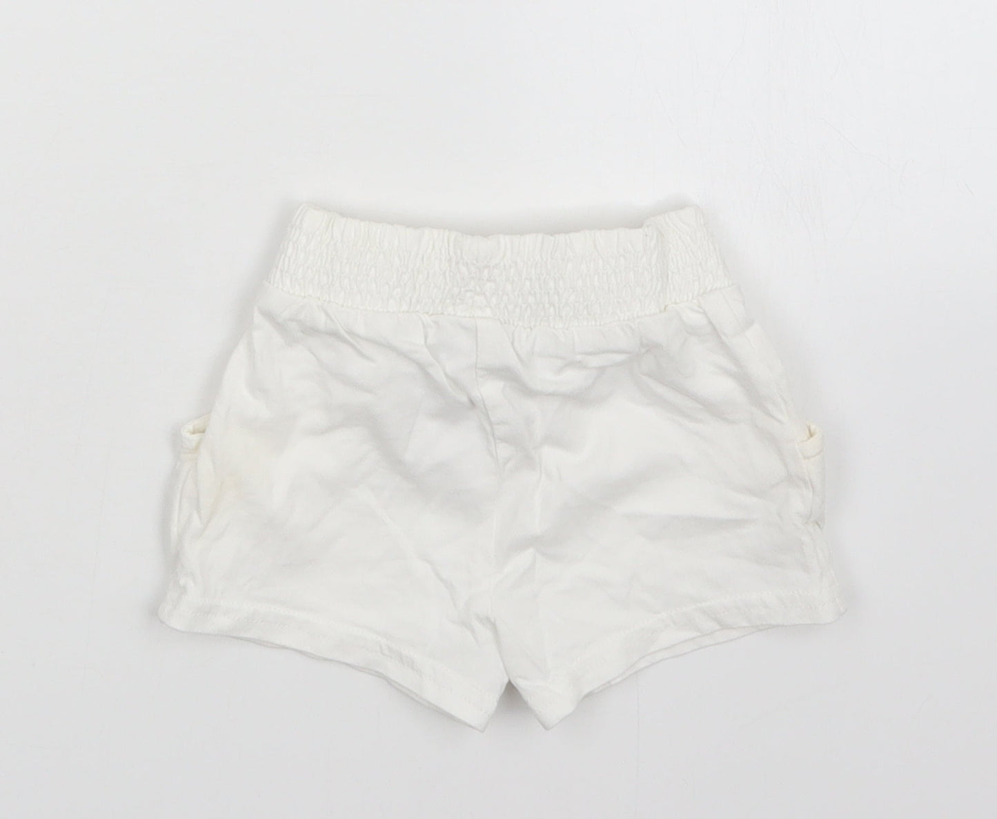 NEXT Girls White   Sweatpants Trousers Size 12-18 Months