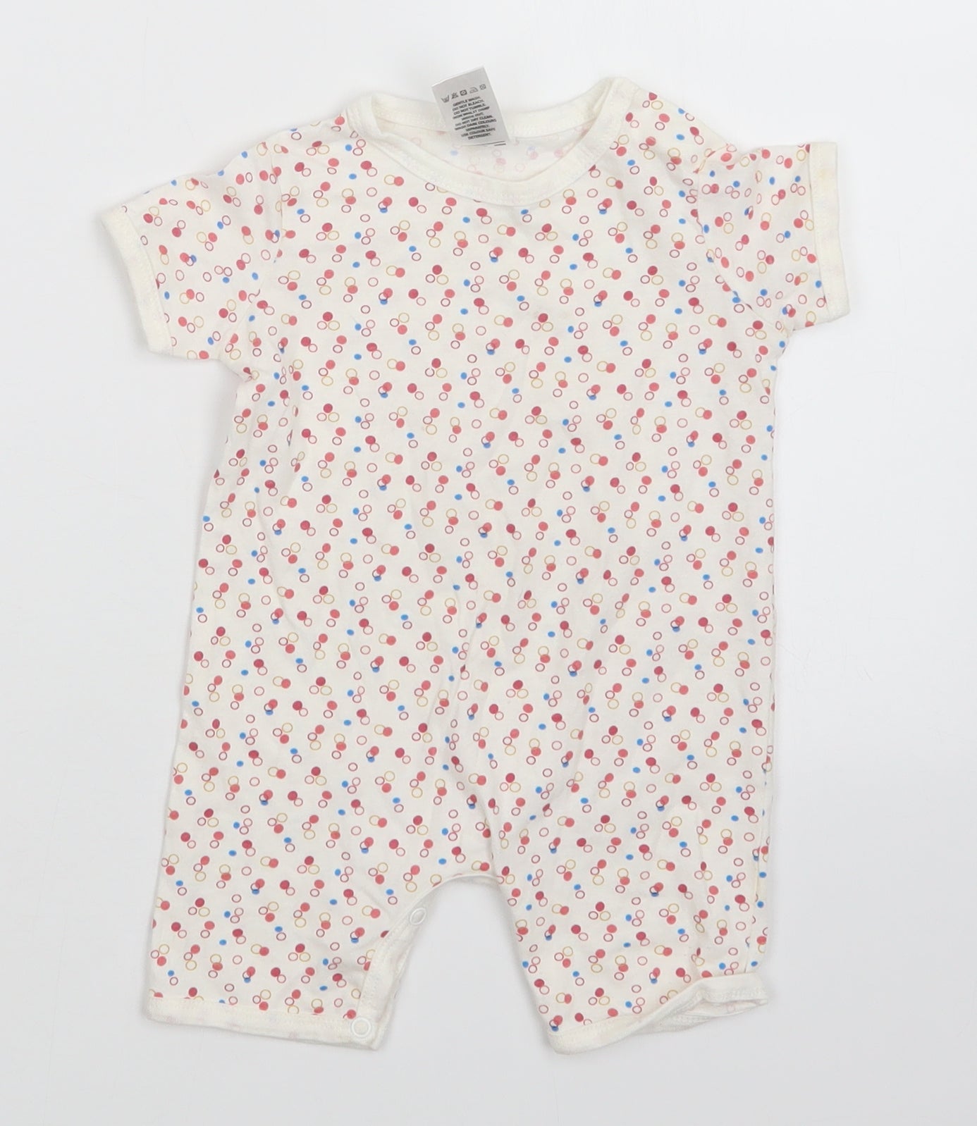 Lily & Dan Baby Multicoloured Polka Dot  Romper One-Piece Size 3-6 Months