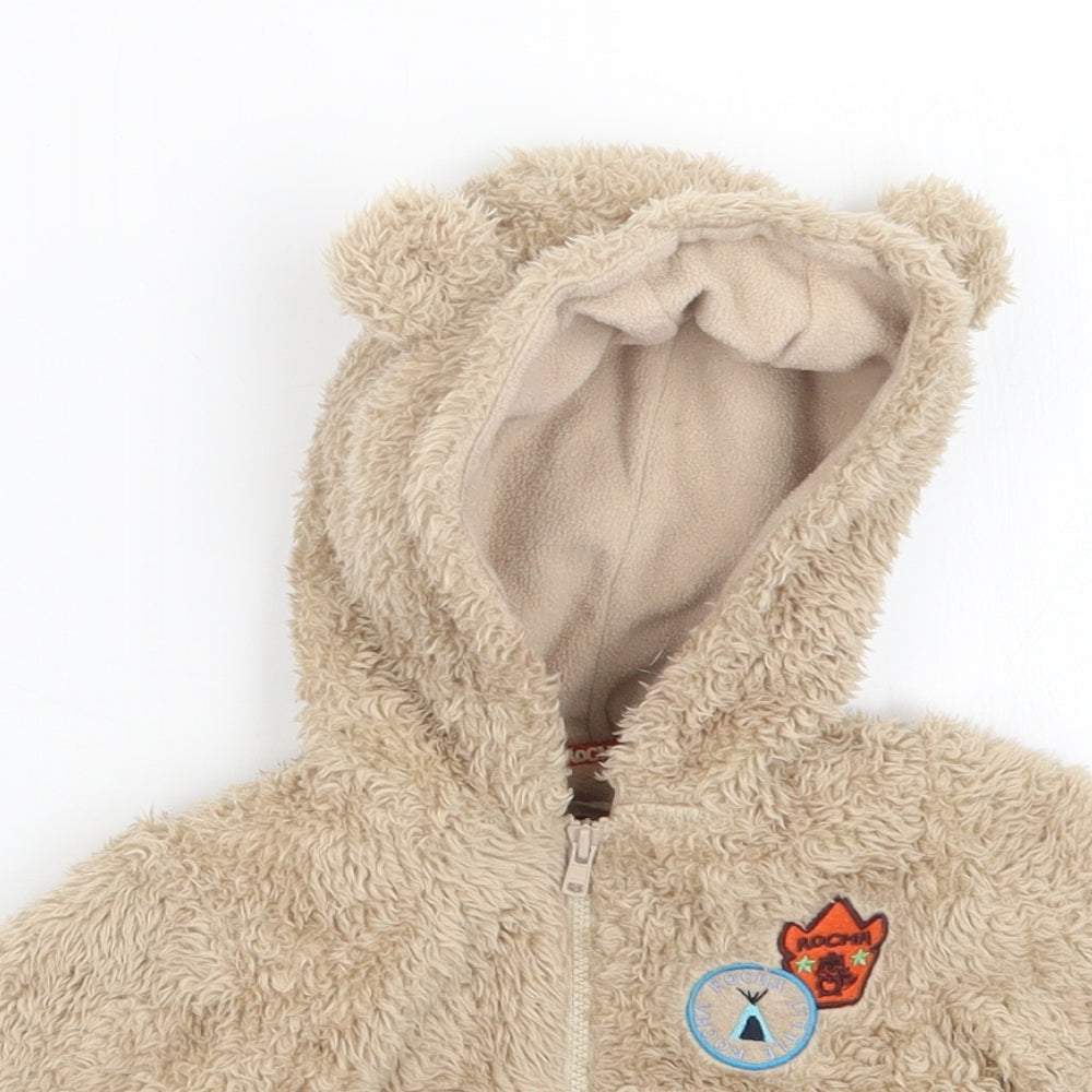 rocha Baby Brown   Full Zip Jumper Size 0-3 Months
